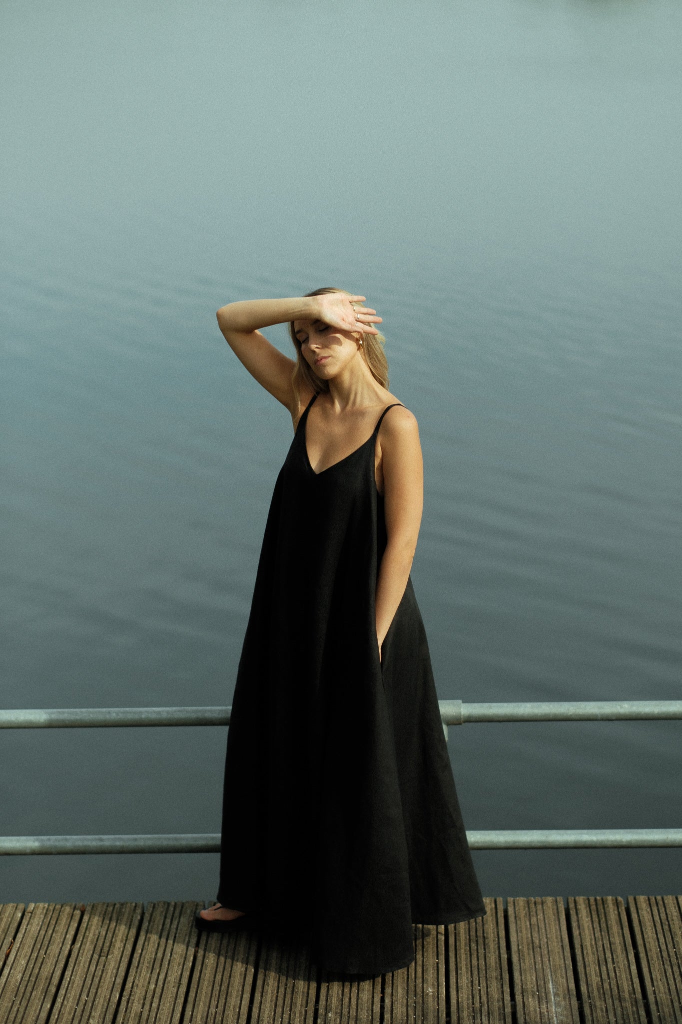Maxi Swing Dress Black