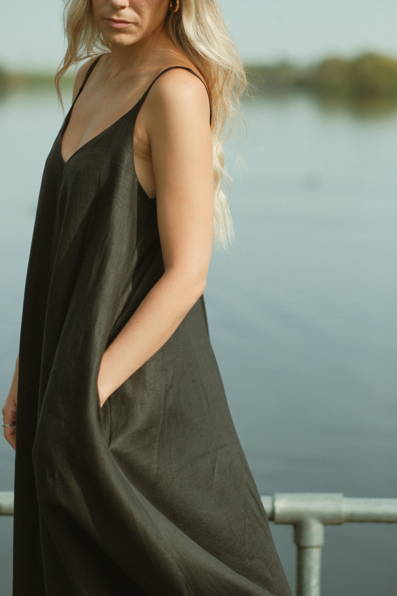 Maxi Swing Dress Black
