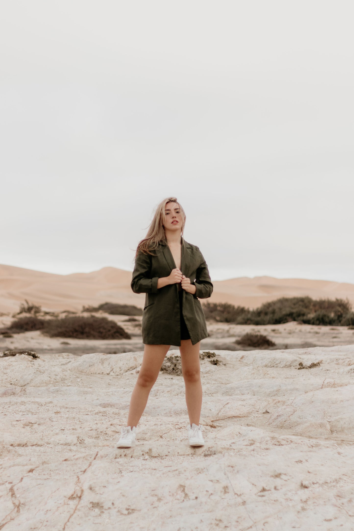 Lined Linen Blazer