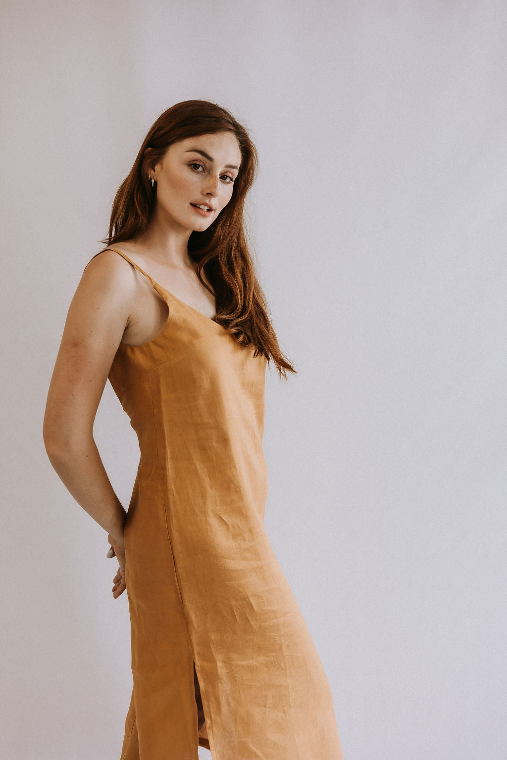 Low Back Midi Dress