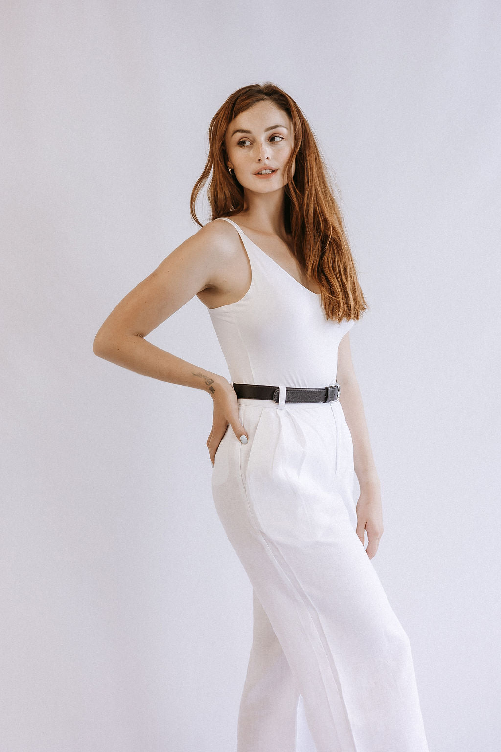V-neck Bodysuit
