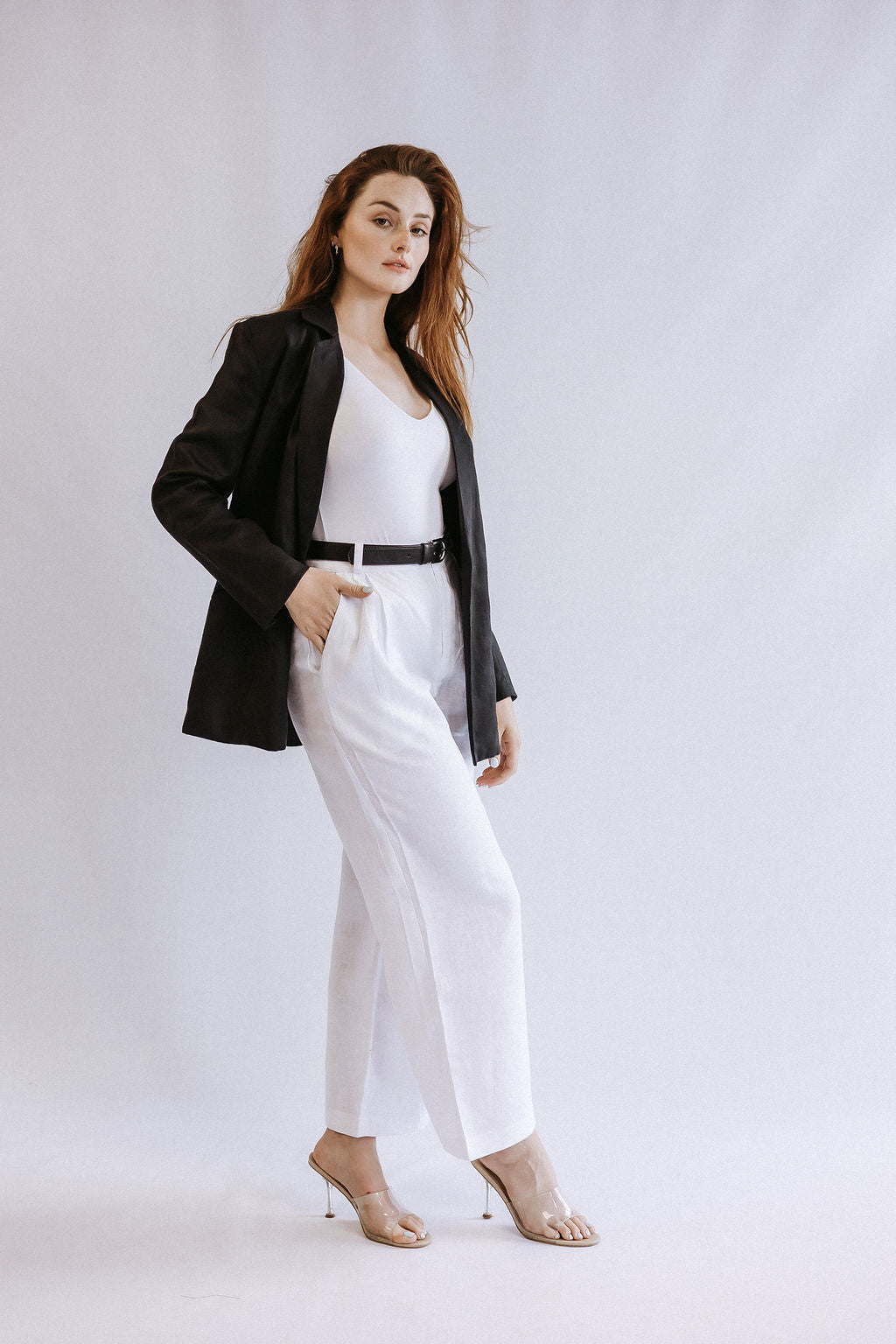 Lined Linen Blazer