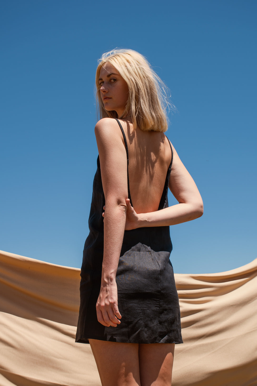 Low Back Mini Dress