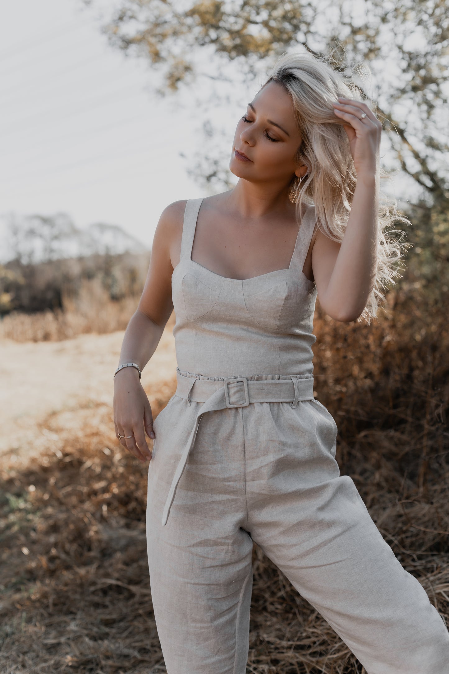 Paperbag Elasticated Pants