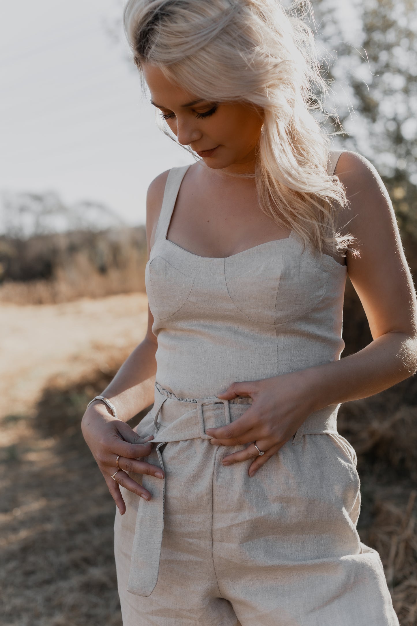 Paperbag Elasticated Pants