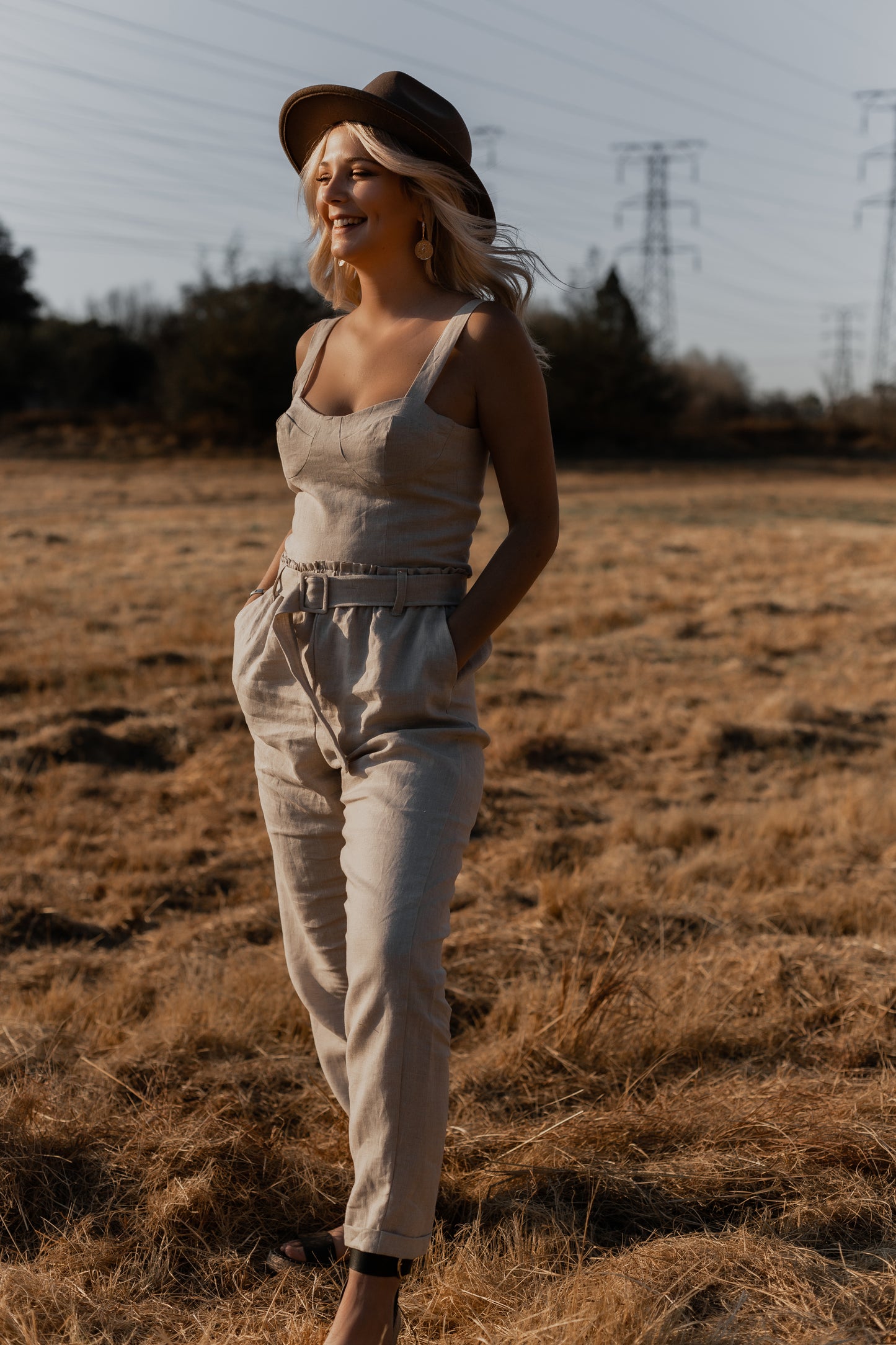 Paperbag Elasticated Pants