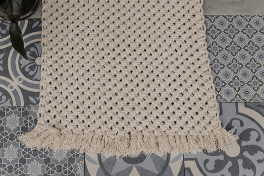 Bedside Macrame Rug