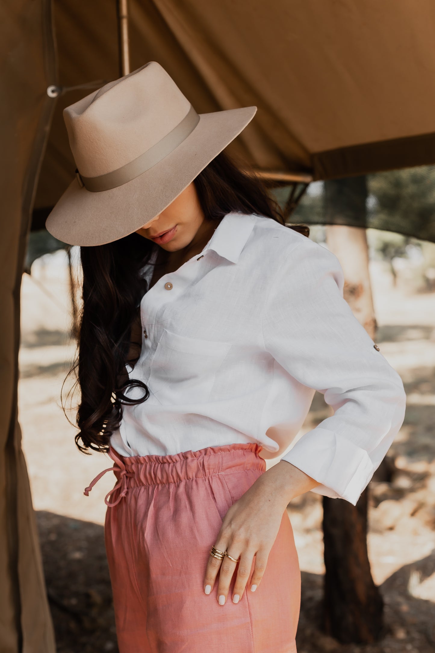 Classic White Linen Shirt