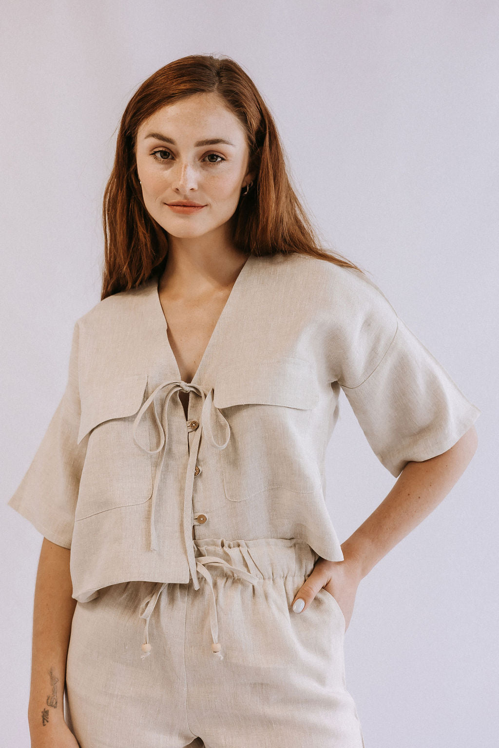Short Sleeve Tie Shirt
