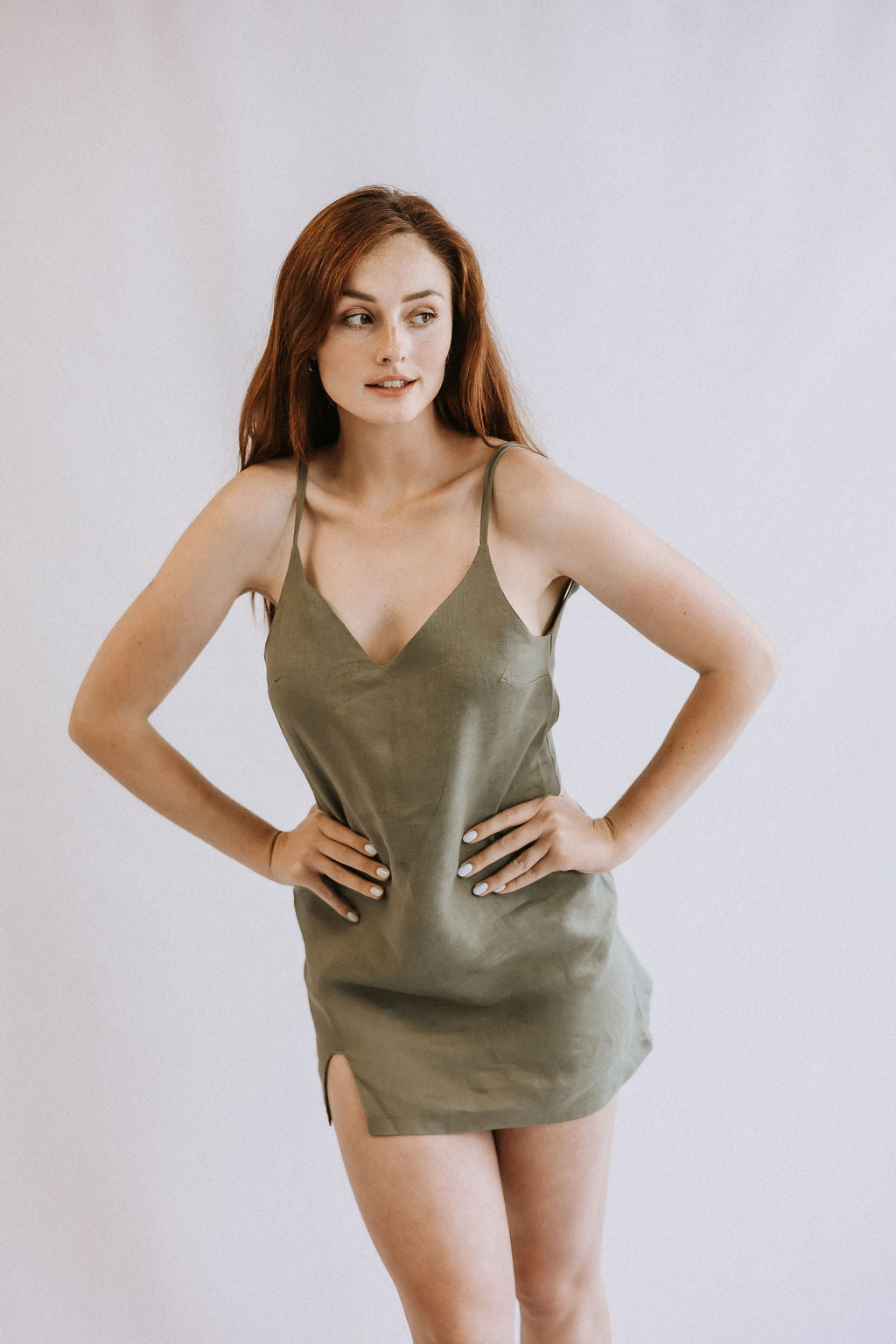 Low Back Mini Dress