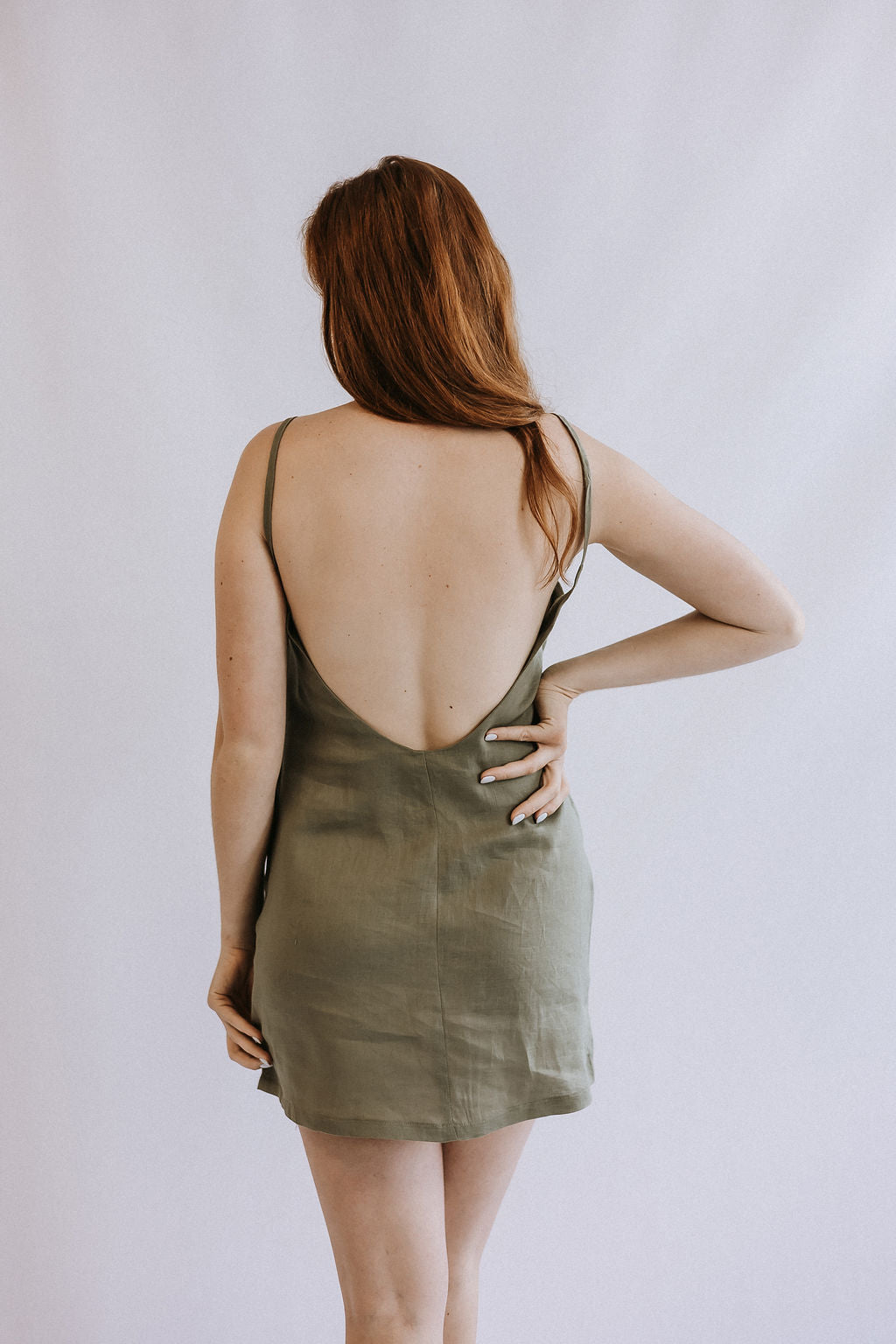 Low Back Mini Dress