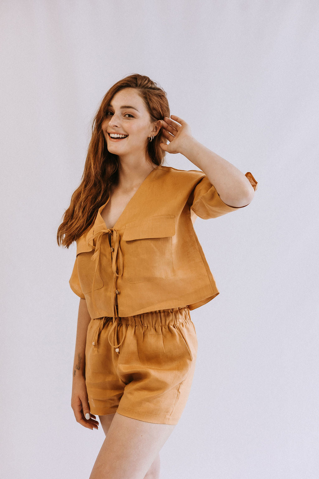 Short Sleeve Tie Shirt