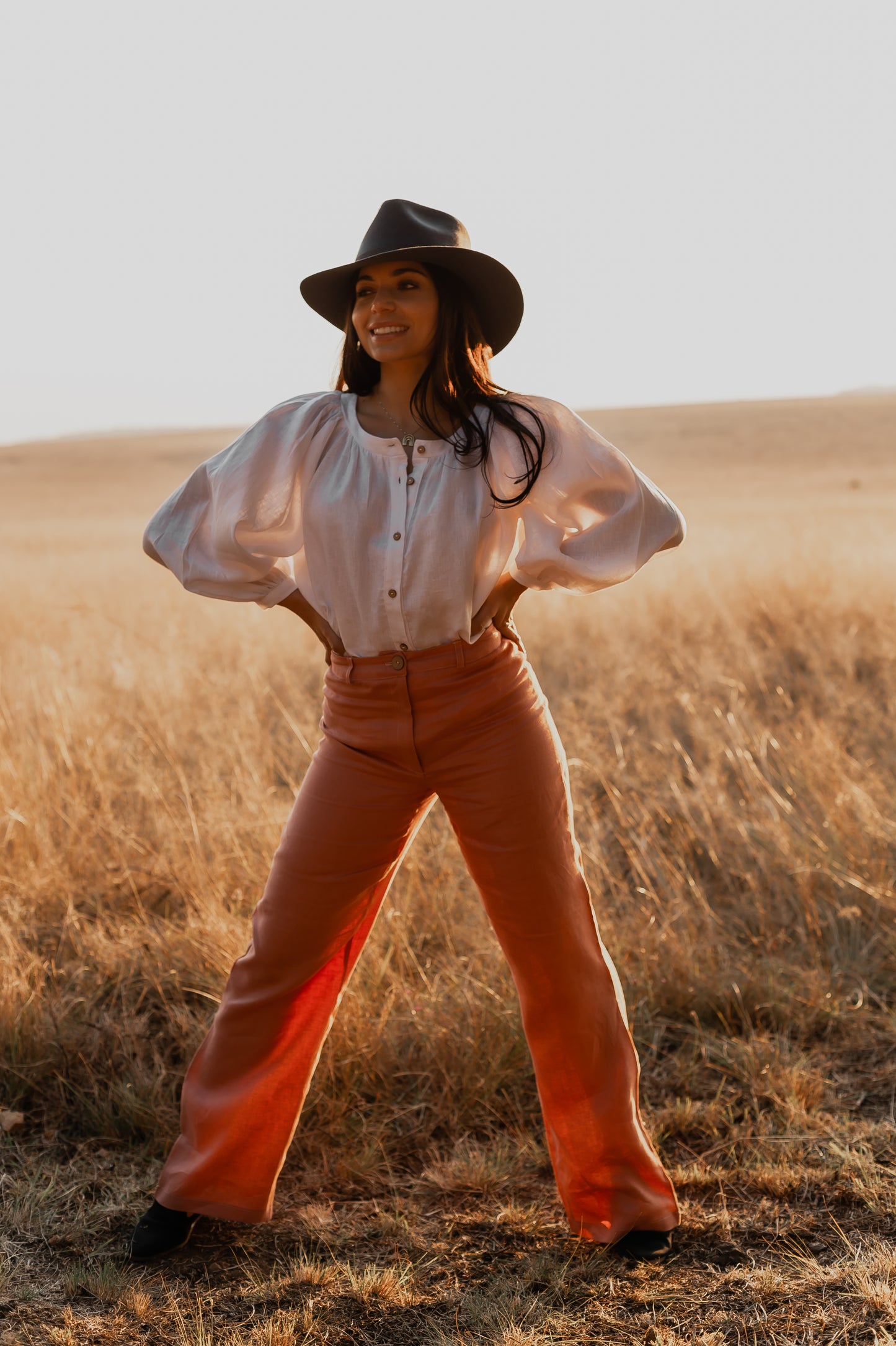 White Button Up Blouse